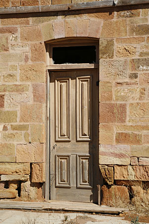 Old homestead front door